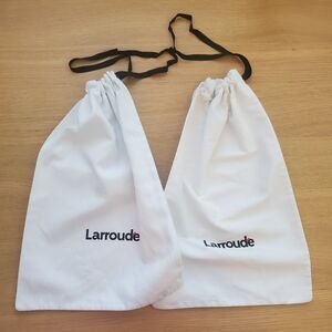 NEW Larroude Shoe Dust Bag Set